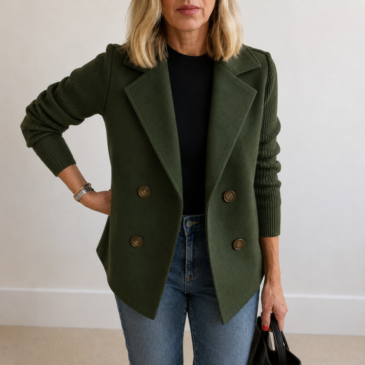 Caroline | Veste avec manches en tricot