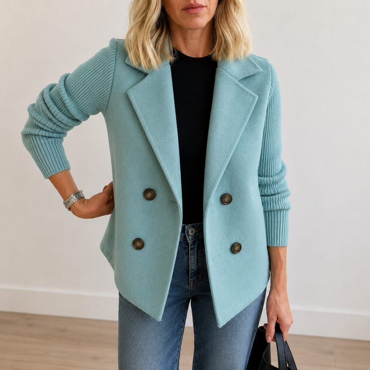 Caroline | Veste avec manches en tricot