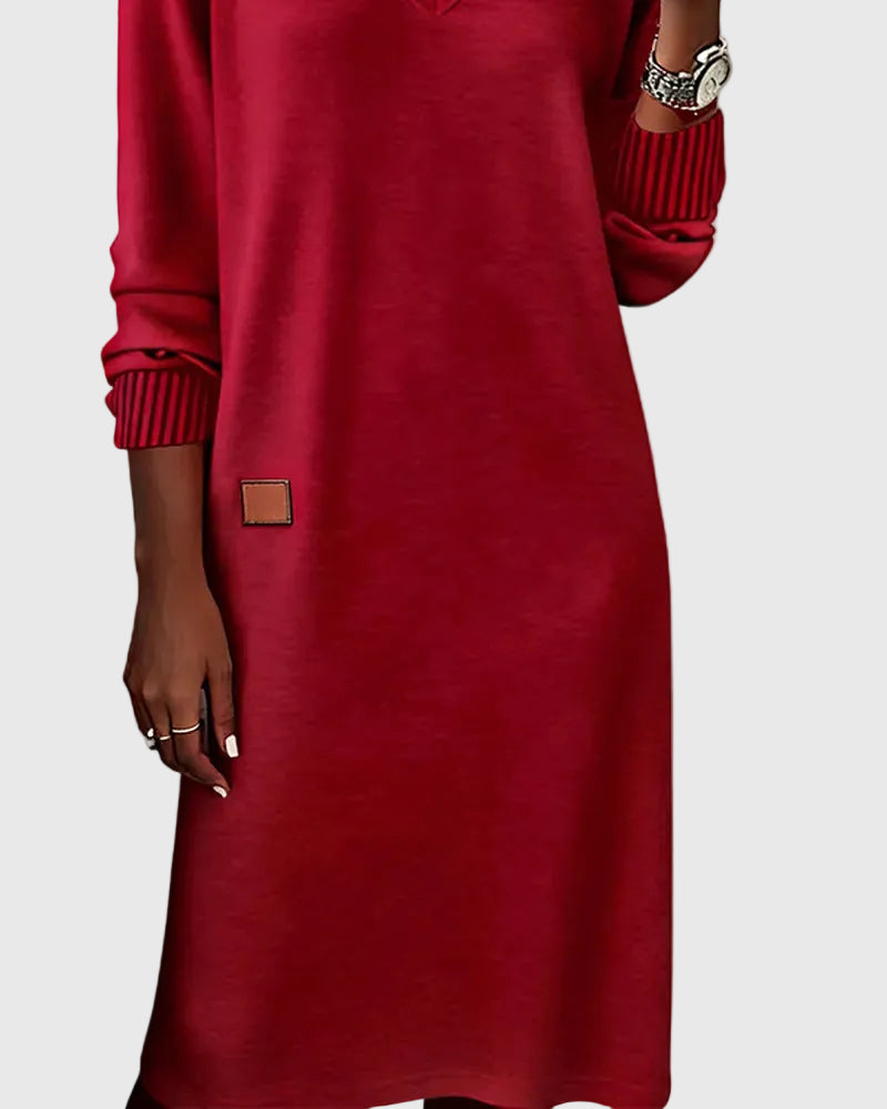 Camélia | Robe Maxi Minimaliste Chic