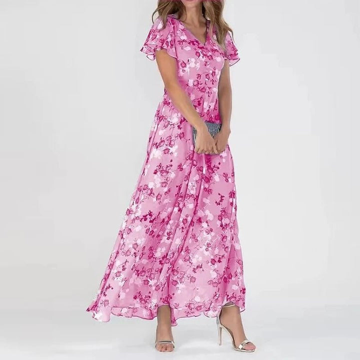 Léonie | Robe Maxi Fleurie Légère