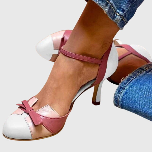 Elise | Mocassins Talon Colorblock