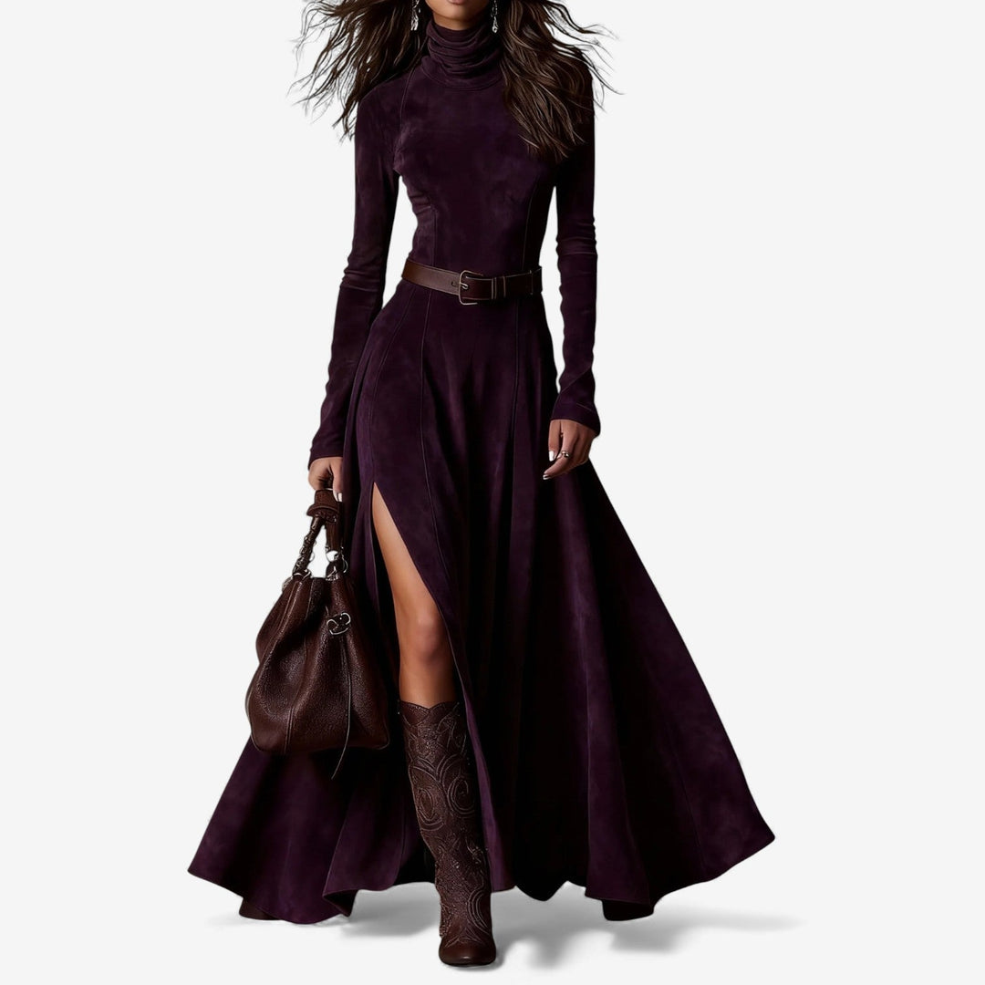 Héloïse | Robe Maxi Suédée Élégance