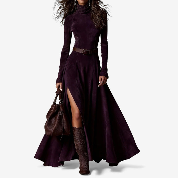 Héloïse | Robe Maxi Suédée Élégance