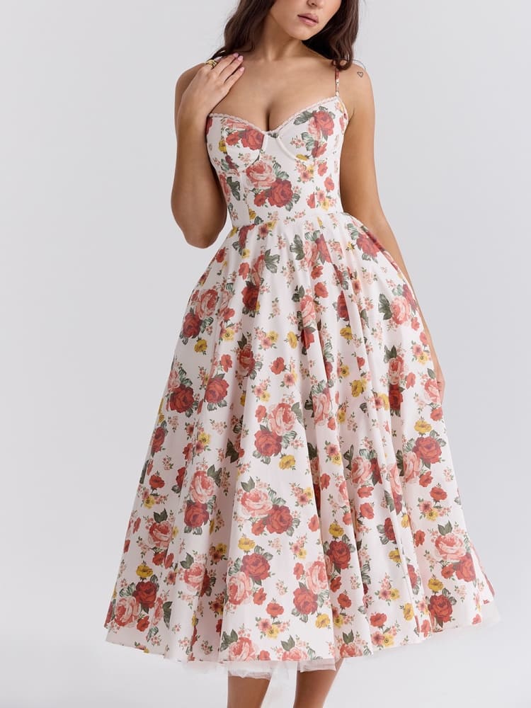 Arielle | Robe Midi Luxueuse